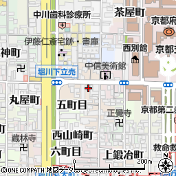 京都府京都市上京区東橋詰町180周辺の地図