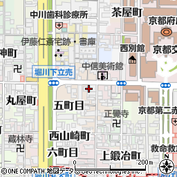 京都府京都市上京区東橋詰町182周辺の地図