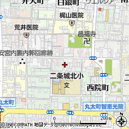 京都府京都市上京区下丸屋町504周辺の地図