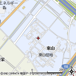 愛知県豊田市生駒町東山761周辺の地図