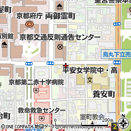 京都府京都市上京区東立売町周辺の地図