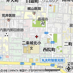 京都府京都市上京区下丸屋町512周辺の地図