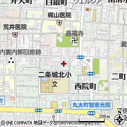 京都府京都市上京区下丸屋町512周辺の地図