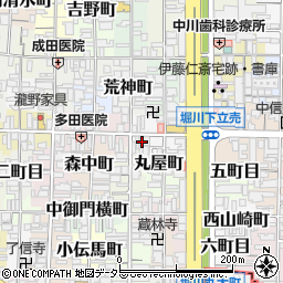 京都府京都市上京区西橋詰町274周辺の地図