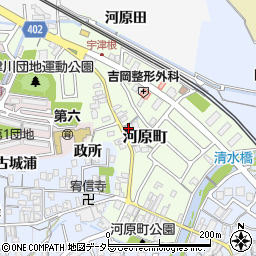 京都府亀岡市河原町58周辺の地図