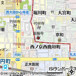 京都府京都市上京区行衛町457周辺の地図