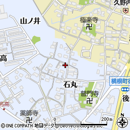 愛知県大府市横根町石丸69-6周辺の地図
