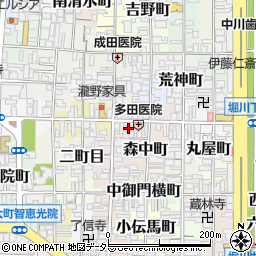 京都府京都市上京区橋西二町目638周辺の地図