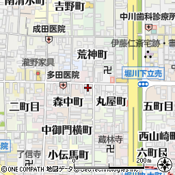 京都府京都市上京区橋西二町目623周辺の地図