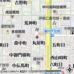 京都府京都市上京区西橋詰町269周辺の地図