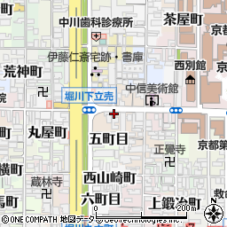 京都府京都市上京区東橋詰町176周辺の地図