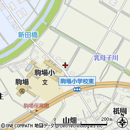 愛知県豊田市駒場町川戸周辺の地図