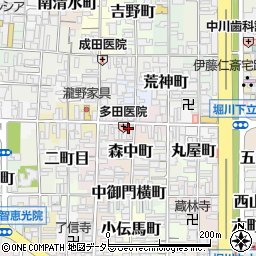京都府京都市上京区橋西二町目634周辺の地図