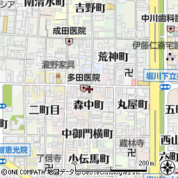 京都府京都市上京区橋西二町目633周辺の地図