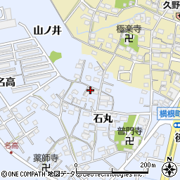 愛知県大府市横根町石丸69-1周辺の地図