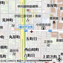 京都府京都市上京区東橋詰町174周辺の地図