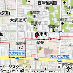 京都府京都市上京区西東町367-3周辺の地図