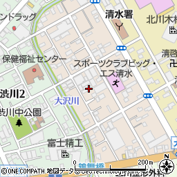 静岡県静岡市清水区西大曲町5-16周辺の地図
