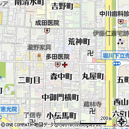 京都府京都市上京区橋西二町目616周辺の地図