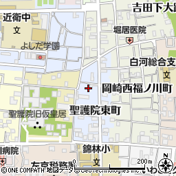 〒606-8325 京都府京都市左京区聖護院東町の地図