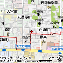 京都府京都市上京区西東町345-2周辺の地図
