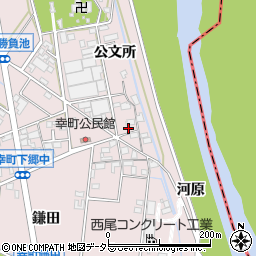 愛知県豊田市幸町下郷中95周辺の地図