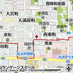 京都府京都市上京区西東町347周辺の地図
