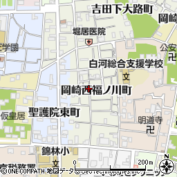 京都府京都市左京区岡崎西福ノ川町3-3周辺の地図