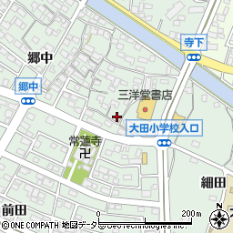 愛知県東海市大田町畑間周辺の地図
