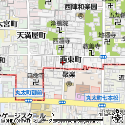 京都府京都市上京区西東町367周辺の地図