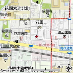 ＳＹＡＲＡＫＵ京都インターネットコミュニケーションオフィス周辺の地図