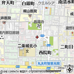 京都府京都市上京区下丸屋町517周辺の地図