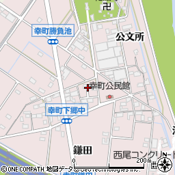 愛知県豊田市幸町下郷中周辺の地図