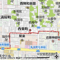 京都府京都市上京区西東町389周辺の地図