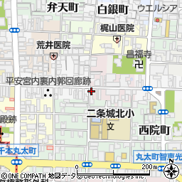 京都府京都市上京区下丸屋町493周辺の地図