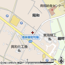 愛知県豊田市若林東町竹陽68周辺の地図