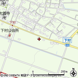 三重県三重郡菰野町下村1353周辺の地図