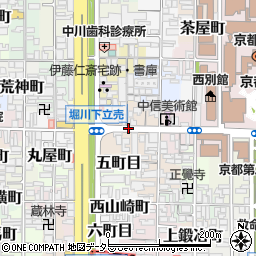 京都府京都市上京区東橋詰町周辺の地図