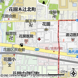 京都府京都市右京区花園巽南町周辺の地図