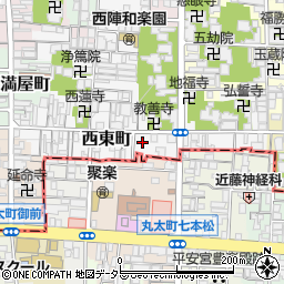 京都府京都市上京区西東町389-4周辺の地図