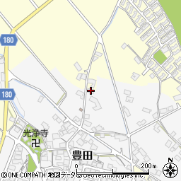 滋賀県蒲生郡日野町豊田300周辺の地図