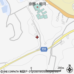 京都府亀岡市本梅町平松切畑周辺の地図