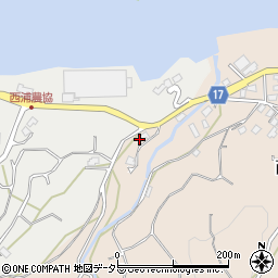 静岡県沼津市西浦久連25周辺の地図
