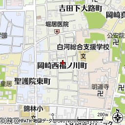 岡崎西福ノ川町周辺の地図