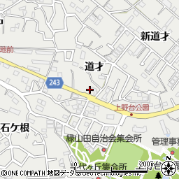 愛知県東海市富木島町道才周辺の地図