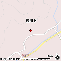 兵庫県丹波篠山市後川下272周辺の地図
