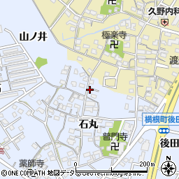 愛知県大府市横根町石丸130周辺の地図