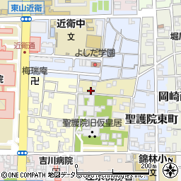 〒606-8324 京都府京都市左京区聖護院中町の地図