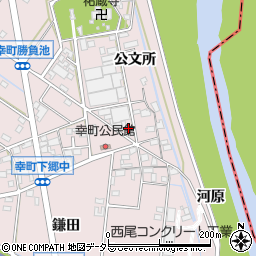 愛知県豊田市幸町下郷中50周辺の地図