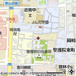 京都府京都市左京区聖護院中町周辺の地図